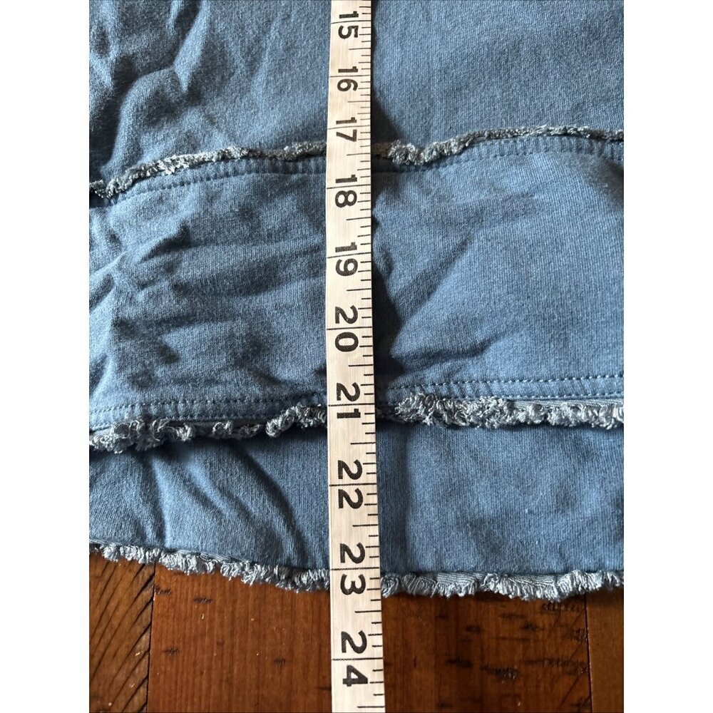 Free People Movement Metti Crew Sweatshirt Size Large Blue Cropped - Picture 6 of 6